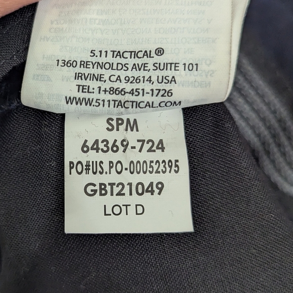 5.11 Tactical Women's Taclite Lightweight Blue EMS Style Pants Size 8   64369 - Picture 5 of 5